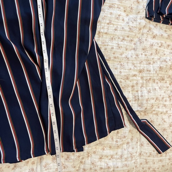 Guess Striped tie front Kimono - Picture 6 of 9